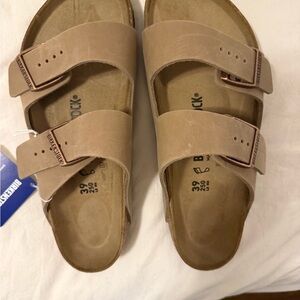 Birkenstock Tobacco Brown Arizona Sandals